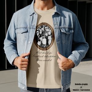 Kopó: Impulsive_expressionism X Bobolka.graphic pamut póló - ruha & divat - férfi ruha - póló - Meska.hu