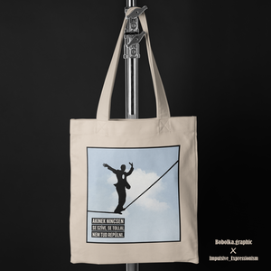 Sorsforduló: Impulsive_expressionism X Bobolka.graphic pamut vászontáska, Táska & Tok, Bevásárlás & Shopper táska, Shopper, textiltáska, szatyor, Mindenmás, MESKA