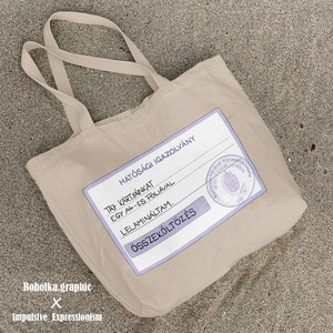 Összeköltözés: Impulsive_expressionism X Bobolka.graphic pamut vászontáska - Meska.hu