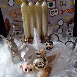 Adventi koszorú, Harry potter figurával - Meska.hu