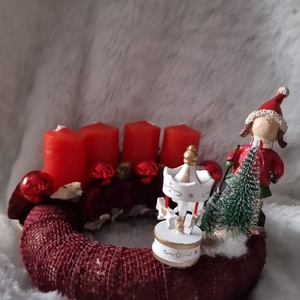 Adventi koszorú  - Meska.hu