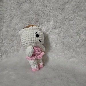 Horgolt Balerina Capuchina - játék & sport - plüssállat & játékfigura - más figura - Meska.hu