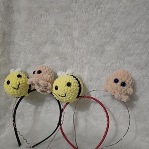 Horgolt figurás hajpánt, Esküvő, Hajdísz, Hajpánt, Horgolás, MESKA