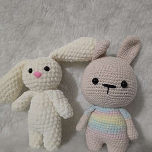 Horgolt nyuszi, Játék & Sport, Plüssállat & Játékfigura, Nyuszi, Horgolás, MESKA