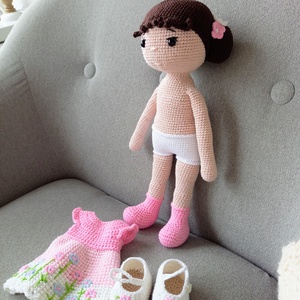 Amigurumi horgolt Hanna baba - játék & sport - Meska.hu
