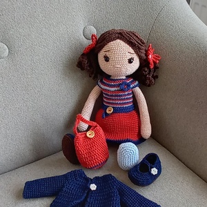 Amigurumi horgolt Marleen baba - játék & sport - Meska.hu