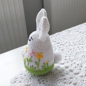 Amigurumi horgolt nyuszi tojás  - otthon & életmód - konyhafelszerelés, tálalás - konyhai tárolás - tea & kávé tárolás - Meska.hu