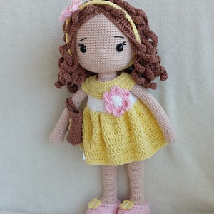 Amigurumi horgolt Alina baba - játék & sport - baba & babaház - öltöztethető baba - Meska.hu