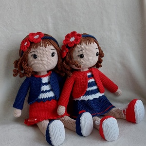 Amigurumi horgolt babák  - játék & sport - baba & babaház - öltöztethető baba - Meska.hu