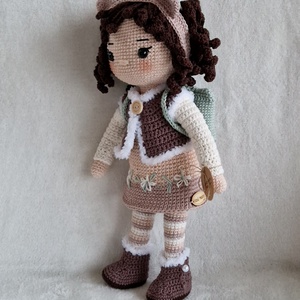 Amigurumi horgolt Anna baba - játék & sport - baba & babaház - öltöztethető baba - Meska.hu