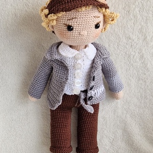 Amigurumi horgolt Mika baba - játék & sport - baba & babaház - öltöztethető baba - Meska.hu