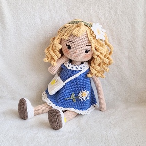 Amigurumi horgolt Lotte baba - játék & sport - baba & babaház - öltöztethető baba - Meska.hu