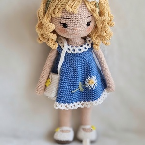 Amigurumi horgolt Lotte baba - játék & sport - baba & babaház - öltöztethető baba - Meska.hu