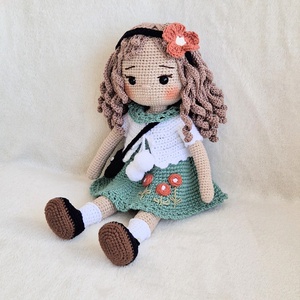 Amigurumi Elvira baba - Meska.hu