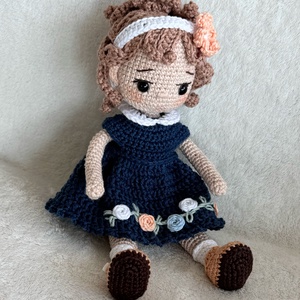 Amigurumi Alina baba - játék & sport - baba & babaház - öltöztethető baba - Meska.hu