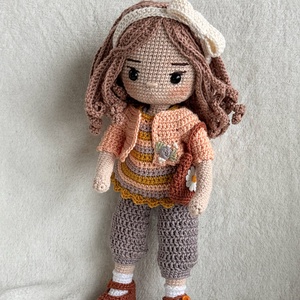 Amigurumi Lara baba - játék & sport - baba & babaház - öltöztethető baba - Meska.hu
