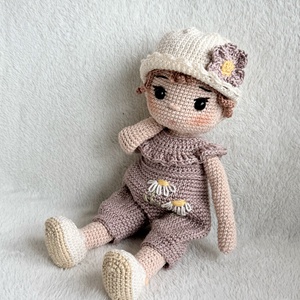 Amigurumi Alina és Manuel babák  - játék & sport - baba & babaház - öltöztethető baba - Meska.hu
