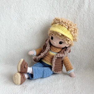 Amigurumi Alina és Manuel babák  - játék & sport - baba & babaház - öltöztethető baba - Meska.hu
