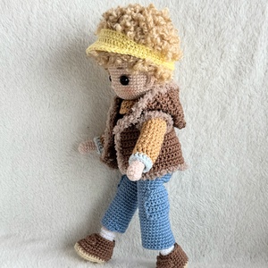 Amigurumi Alina és Manuel babák  - játék & sport - baba & babaház - öltöztethető baba - Meska.hu