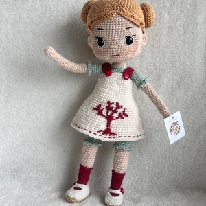 Amigurumi Dorka babák - játék & sport - baba & babaház - öltöztethető baba - Meska.hu