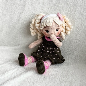 Amigurumi Laura baba - Meska.hu
