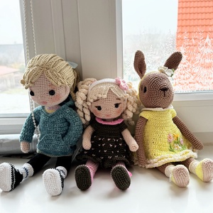 Amigurumi Laura baba - játék & sport - baba & babaház - baba - Meska.hu