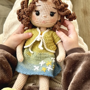 Amigurumi Chloe baba - játék & sport - baba & babaház - öltöztethető baba - Meska.hu