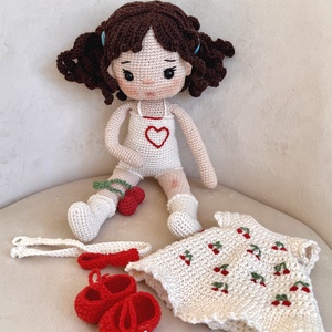 Amigurumi Rode baba - játék & sport - baba & babaház - öltöztethető baba - Meska.hu