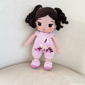 Amigurumi Mini baba - játék & sport - baba & babaház - öltöztethető baba - Meska.hu
