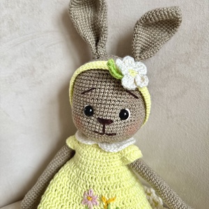 Amigurumi Nyuszika - játék & sport - baba & babaház - öltöztethető baba - Meska.hu