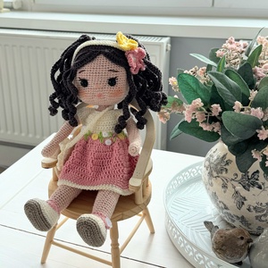 Amigurumi Szofi baba - játék & sport - baba & babaház - öltöztethető baba - Meska.hu