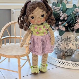 Amigurumi Bianka baba - játék & sport - baba & babaház - öltöztethető baba - Meska.hu