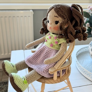 Amigurumi Bianka baba - játék & sport - baba & babaház - öltöztethető baba - Meska.hu