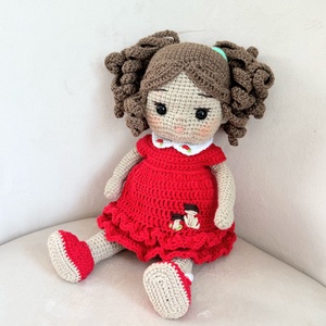 Amigurumi Anna baba - Meska.hu