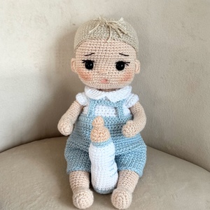 Amigurumi újszülött Pityuka - Meska.hu