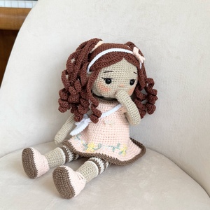Amigurumi Holly baba - játék & sport - baba & babaház - öltöztethető baba - Meska.hu