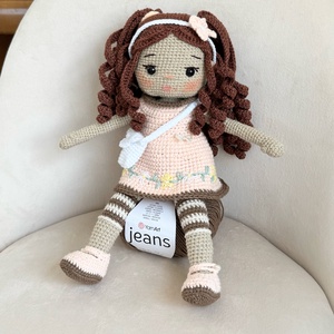 Amigurumi Holly baba - játék & sport - baba & babaház - öltöztethető baba - Meska.hu