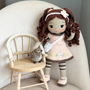 Amigurumi Holly baba - játék & sport - baba & babaház - öltöztethető baba - Meska.hu