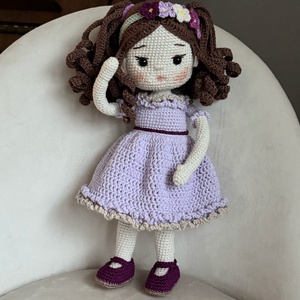Amigurumi Ella baba - játék & sport - baba & babaház - öltöztethető baba - Meska.hu