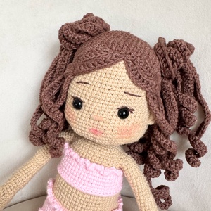 Amigurumi Kira baba - játék & sport - baba & babaház - öltöztethető baba - Meska.hu