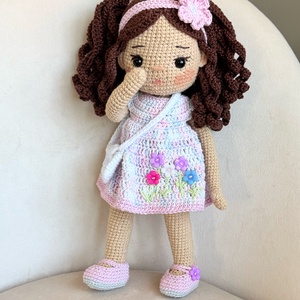 Amigurumi Regina baba - játék & sport - baba & babaház - öltöztethető baba - Meska.hu