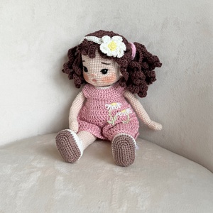 Amigurumi Bianka baba - játék & sport - baba & babaház - öltöztethető baba - Meska.hu