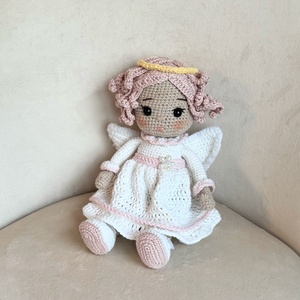 Amigurumi Angyal baba - Meska.hu