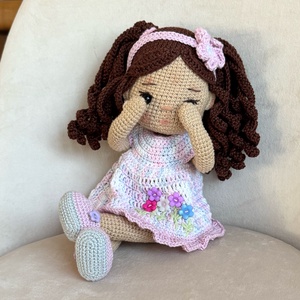 Amigurumi Regina baba - játék & sport - baba & babaház - baba - Meska.hu
