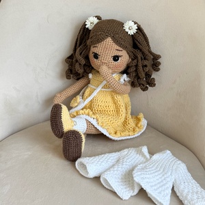 Amigurumi Laura baba - Meska.hu