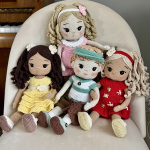 Amigurumi babák, Játék & Sport, Baba & babaház, Öltöztethető baba, Horgolás, MESKA