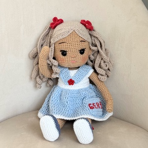 Amigurumi Lizy baba - játék & sport - baba & babaház - öltöztethető baba - Meska.hu