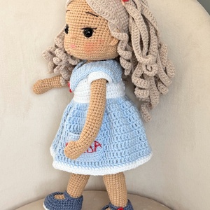 Amigurumi Lizy baba - játék & sport - baba & babaház - öltöztethető baba - Meska.hu