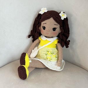 Amigurumi Orsi baba, Játék & Sport, Baba & babaház, Öltöztethető baba, Horgolás, MESKA