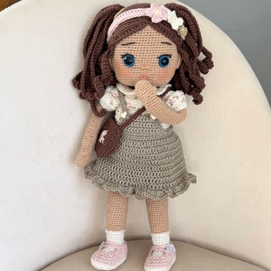 Amigurumi Zsófia baba - játék & sport - baba & babaház - öltöztethető baba - Meska.hu